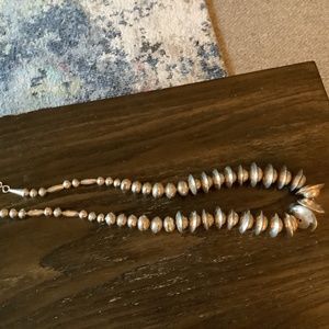 Navajo necklace made for me.